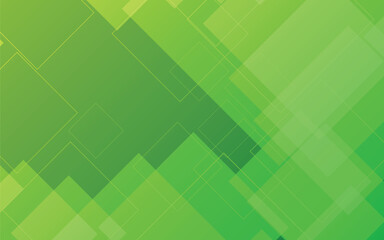 Abstract green geometric background with square texture. vector illustration