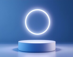 Aufkleber - Stage podium with lighting, Stage Podium Scene with for Award, Decor element background. Giveaway podium with lighting, Stage Podium Scene with for Award, Decor element background.