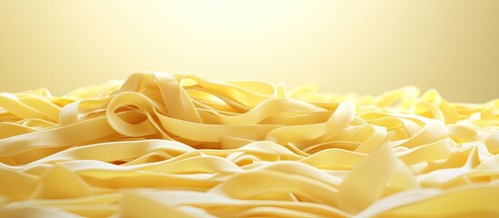 Aufkleber - Homemade tagliatelle pasta Italian cuisine. with copy space image. Place for adding text or design