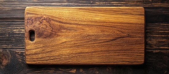 Poster - Cutting board The grain of the wood Wooden board Wood cutting board. with copy space image. Place for adding text or design