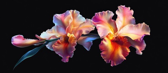 Fototapete - Cattleya Orchid. with copy space image. Place for adding text or design