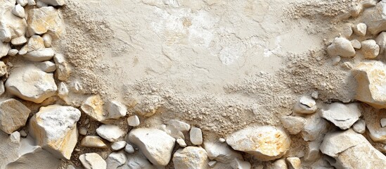 Poster - Background with a natural sand and stone texture. with copy space image. Place for adding text or design