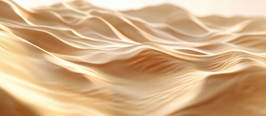 Wall Mural - Waves of sand in the desert. with copy space image. Place for adding text or design