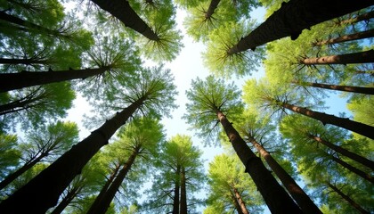 Wall Mural -  Enchanted forest where natures beauty unfolds