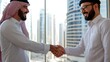 © Ketobox - Business Owners Shaking Hands with Arab Investor