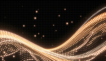 Wall Mural - abstract digital texture pattern dots background with glowing neon isolated with white highlights, p