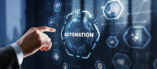 Wall Mural - automation technology industrial process workflow optimisation