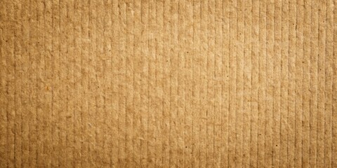 Aufkleber - A Detailed Close-up of the Textured Surface of Corrugated Cardboard, Exhibiting the Interlocking Flutes and Subtle Variations in Color and Tone