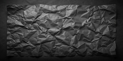 retro black paper folded texture background Extreme Close-Up