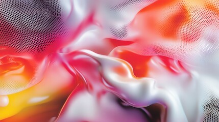 Dynamic fluid waves in a spectrum of colors create an abstract and innovative digital art piece, evoking motion and creativity suited for contemporary visual projects.