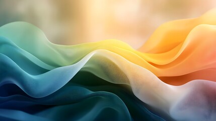 Leinwandbilder - Glowing rainbow gradient abstract background with vibrant grainy textures and dynamic color shapes creating a modern and eye catching banner design for photography and digital art projects