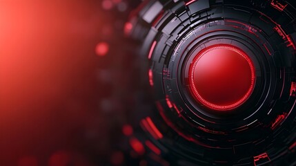 Fototapete - Futuristic digital lock symbol in a high tech interface highlighting the secure network features and advanced data protection elements with encryption for cybersecurity and information safety