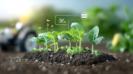 Aufkleber - Innovative showcasing data driven precision agriculture technologies that enable smart farming practices