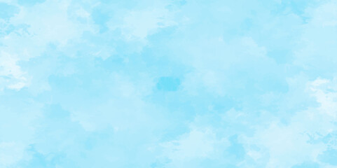 Wall Mural - blue sky with clouds. light sky blue shades watercolor background. sky nature landscape background. 