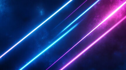 line neon blue blurry gradient grainy background vibrant glowing 