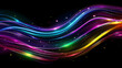 © Lume Origin Visuals - Abstract Neon Liquid Ribbons Glowing Vibrantly