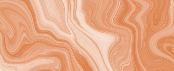 Wall Mural - colorful paintings of marbling, orange marble ink pattern texture abstract background. can be used f