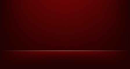 Leinwandbilder - Dark Red 3D room. Background