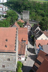 Wall Mural - Steinhaus und Roter Turm in Bad Wimpfen