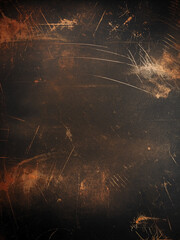 Wall Mural - Dark, grungy background with muted tones, distressed textures, and gold accents.