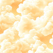 © Elvira - Seamless pattern with yellow clouds