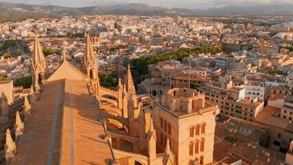 Wall Mural - The Cathedral of Santa Maria of Palm, Palma de Mallorca, Mallorca, Spain