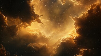 Wall Mural - celestial wonders a glimpse into the cosmic clouds of our universe