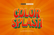 © EkaRangga - color splash editable text effect with a cartoon and kids text style