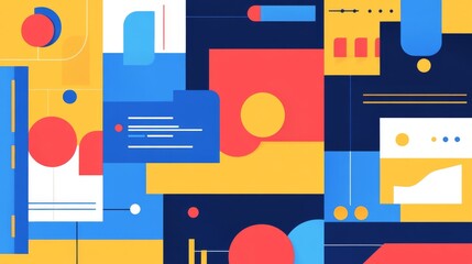 Vibrant Modern ArtisterPoint Template with Flat Design Elements