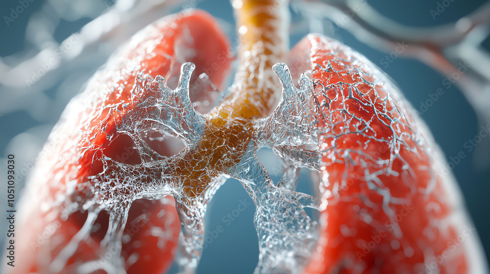 Detailed visualization of human lungs anatomy and function explained ...