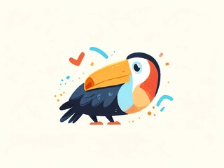 Cute Toucan Illustration