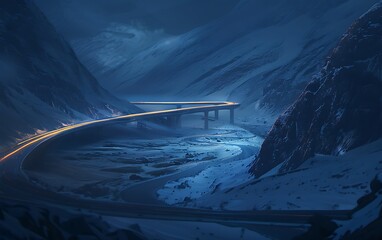 Poster - Remote Futuristic Fuel System in Mountain Range Converting Geothermal Energy into Fuel