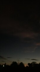 Wall Mural - Beautiful sky in the early morning.