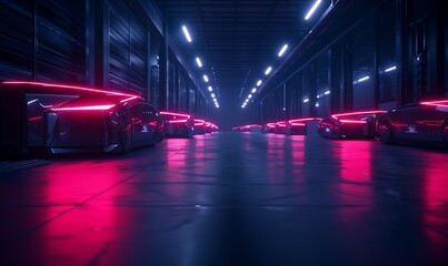 Poster - Smart Logistics Hub with Autonomous Vehicles and Robotic Arms Managing Goods Distribution