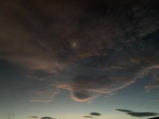 Wall Mural - Beautiful sky in the early morning.