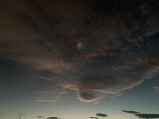 Wall Mural - Beautiful sky in the early morning.