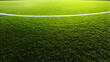 © suwatthana - Artificial Grass Field with White Line, green grass, soccer field, football field, sports field, artificial turf