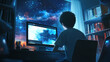© Jiranun - Concept of studying internet technology