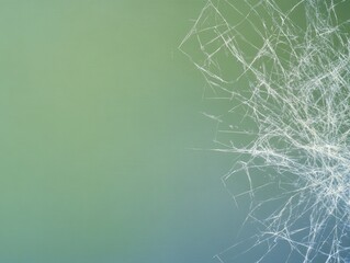 Leinwandbilder - Abstract Digital Disconnect Fragmented Lines on a Modern Green Background