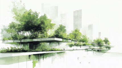 Sustainable infrastructure planning focuses on eco-friendly design principles.