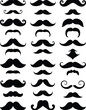 © Sakshat - mustache pack collection in flat design