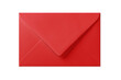 © PrimeMockup - Red paper envelope mockup isolated on a transparent background, PNG. High resolution.