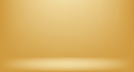 Aufkleber -  Abstract Golden 3d room. Background