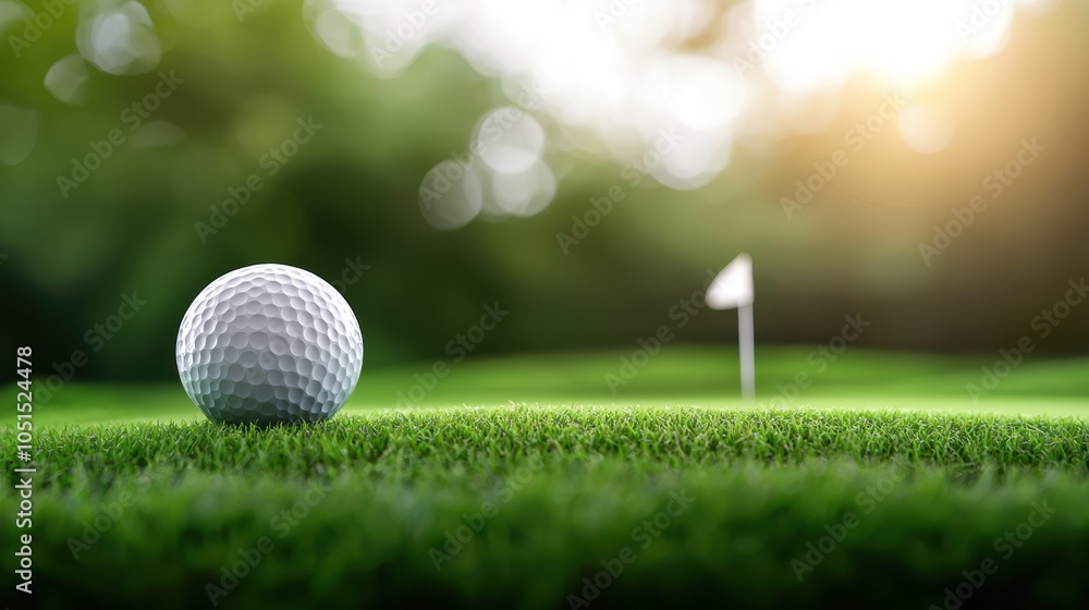 Augmented Reality Golf Course Map Overview Stock Photo | Adobe Stock