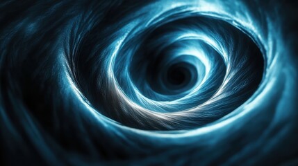 Wall Mural - Mysterious scene of a swirling spiral pattern, creating an entrancing visual effect that captures the essence of hypnosis.