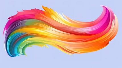Wall Mural - attractive vibrant colors artistic image of paintbrush and palette