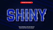 © MY_Supriadi - Shiny blue editable text effect template, glossy blue neon effect, movie title style