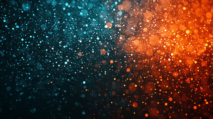 Dark grainy banner background orange white teal black color gradient abstract poster header cover backdrop design, glowing noise texture effect