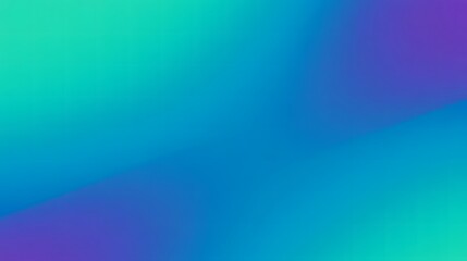 Sticker - Minimalist Blue-Green-Purple Gradient Background in Flat Style, Perfect for Mobile Wallpaper and Modern Digital Design