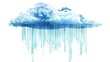 © Chandara - Visual representation of a cloud network with streams of binary data flowing between servers.